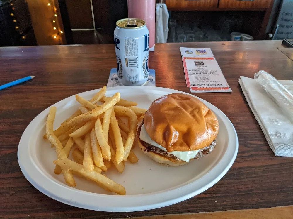Cheeseburger and Fries